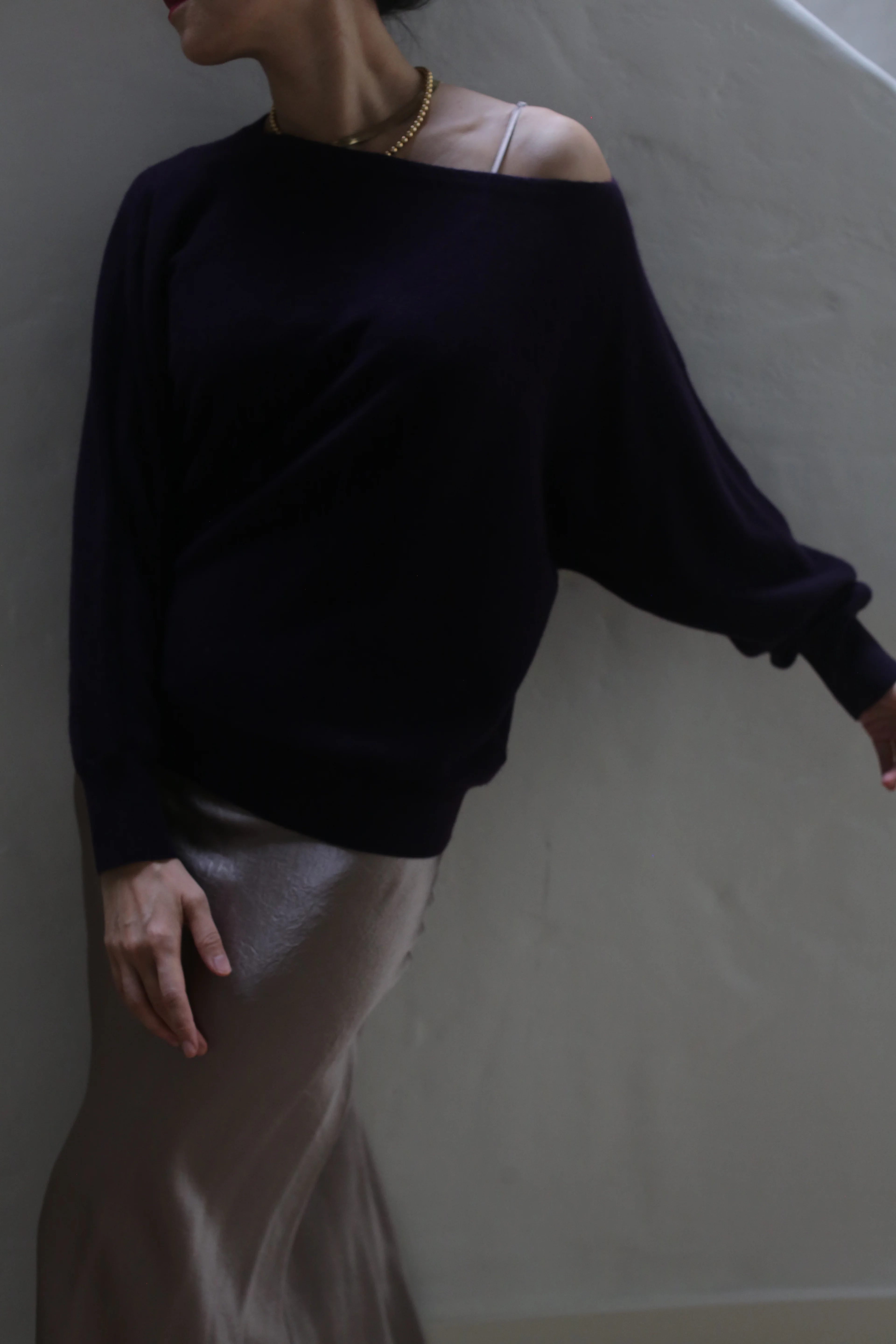 Ballerina's Cashmere Sweater | Aubergine - Image 5