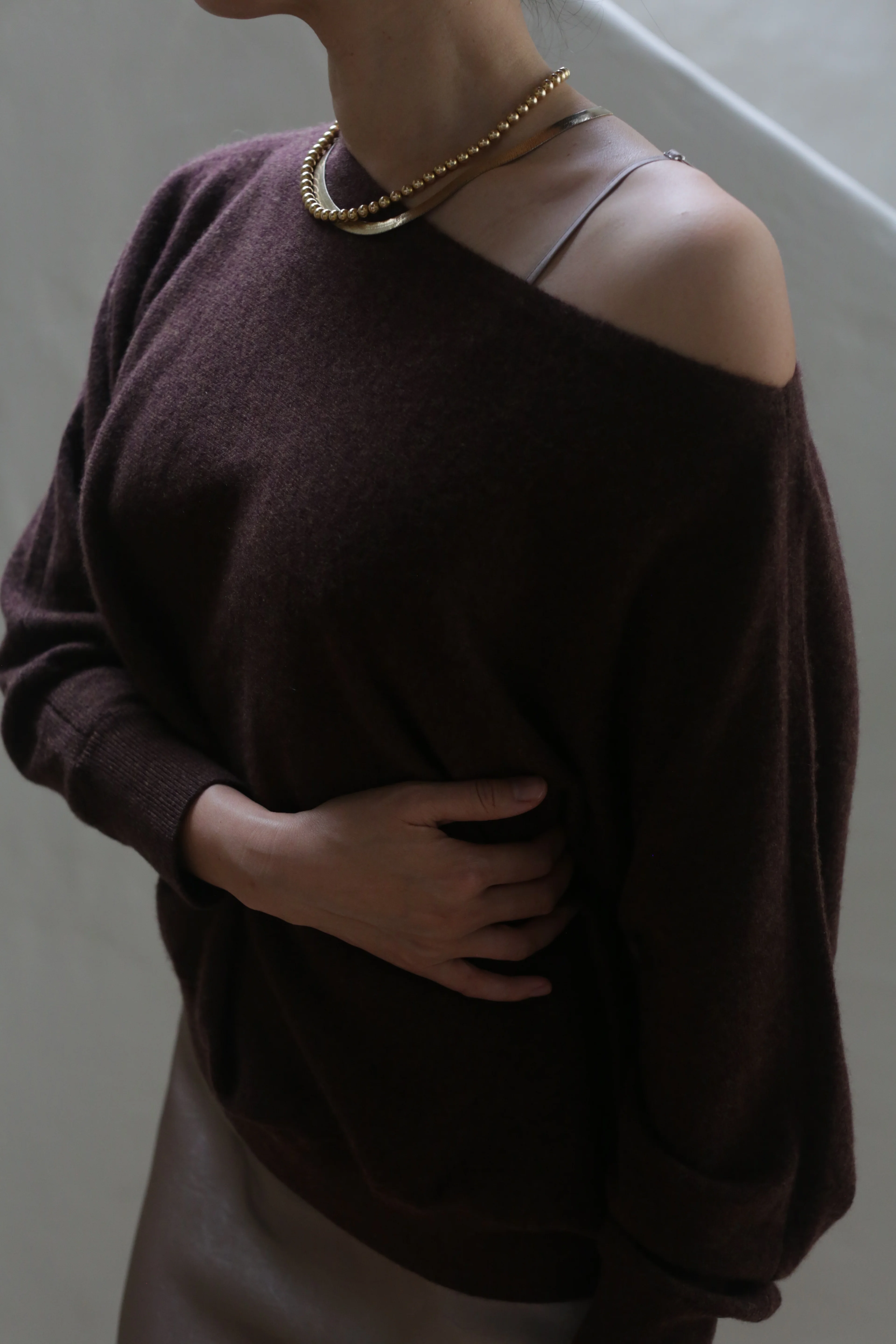 Ballerina's Cashmere Sweater | Chestnut - Image 3