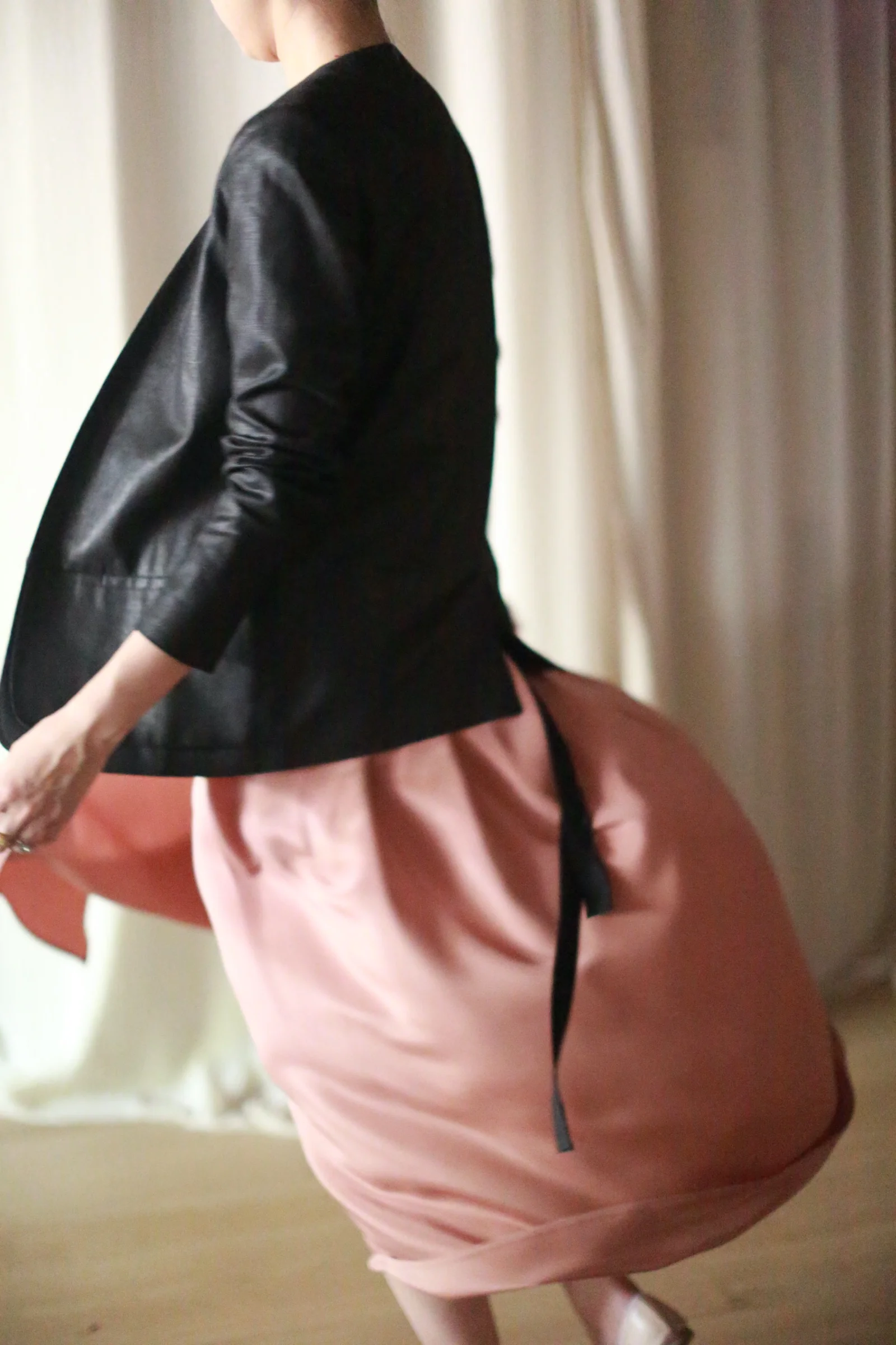 Waxed Linen Blazer - Image 4