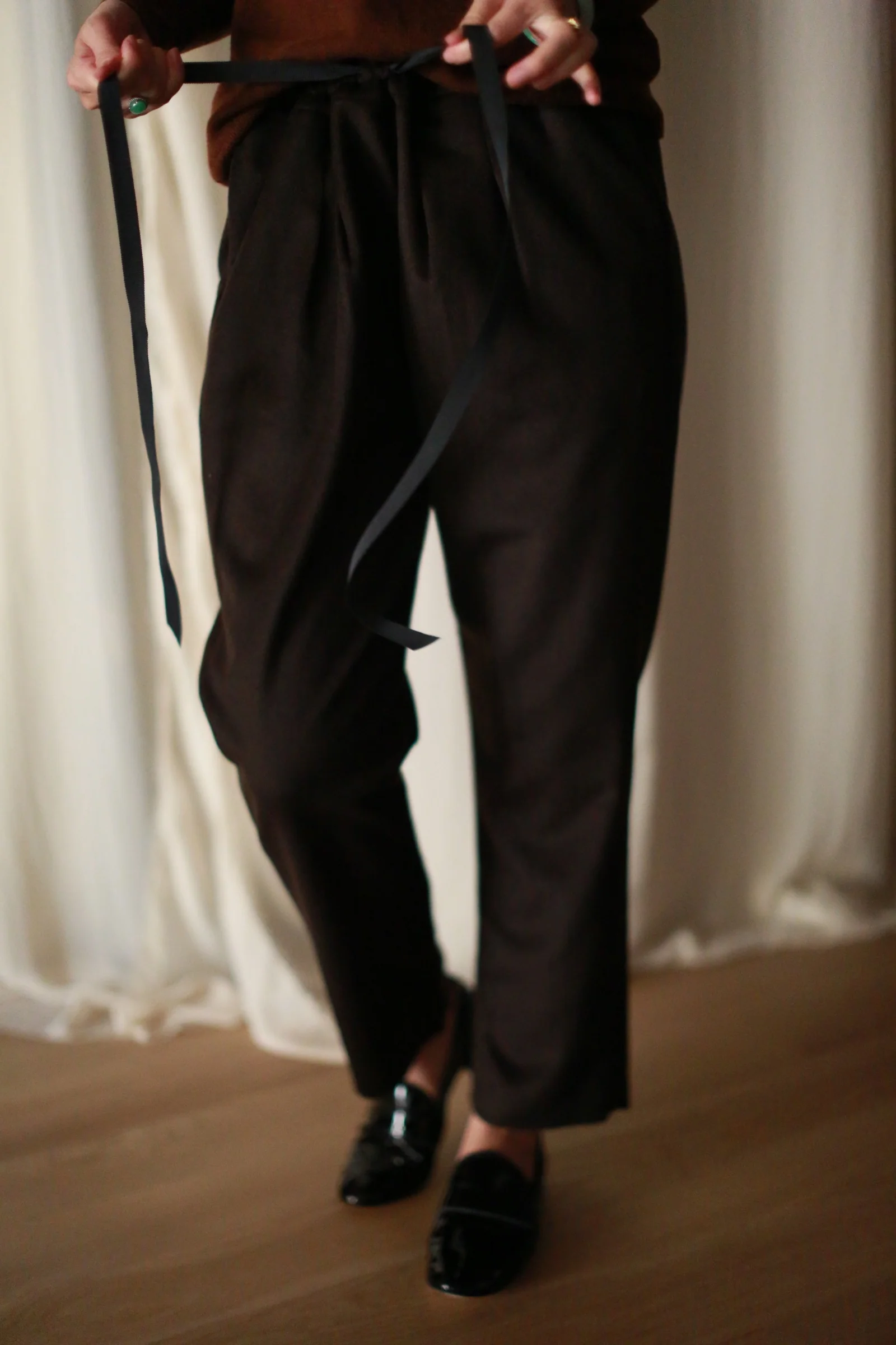 Cashmere Unisex Pants | Brown - Image 4