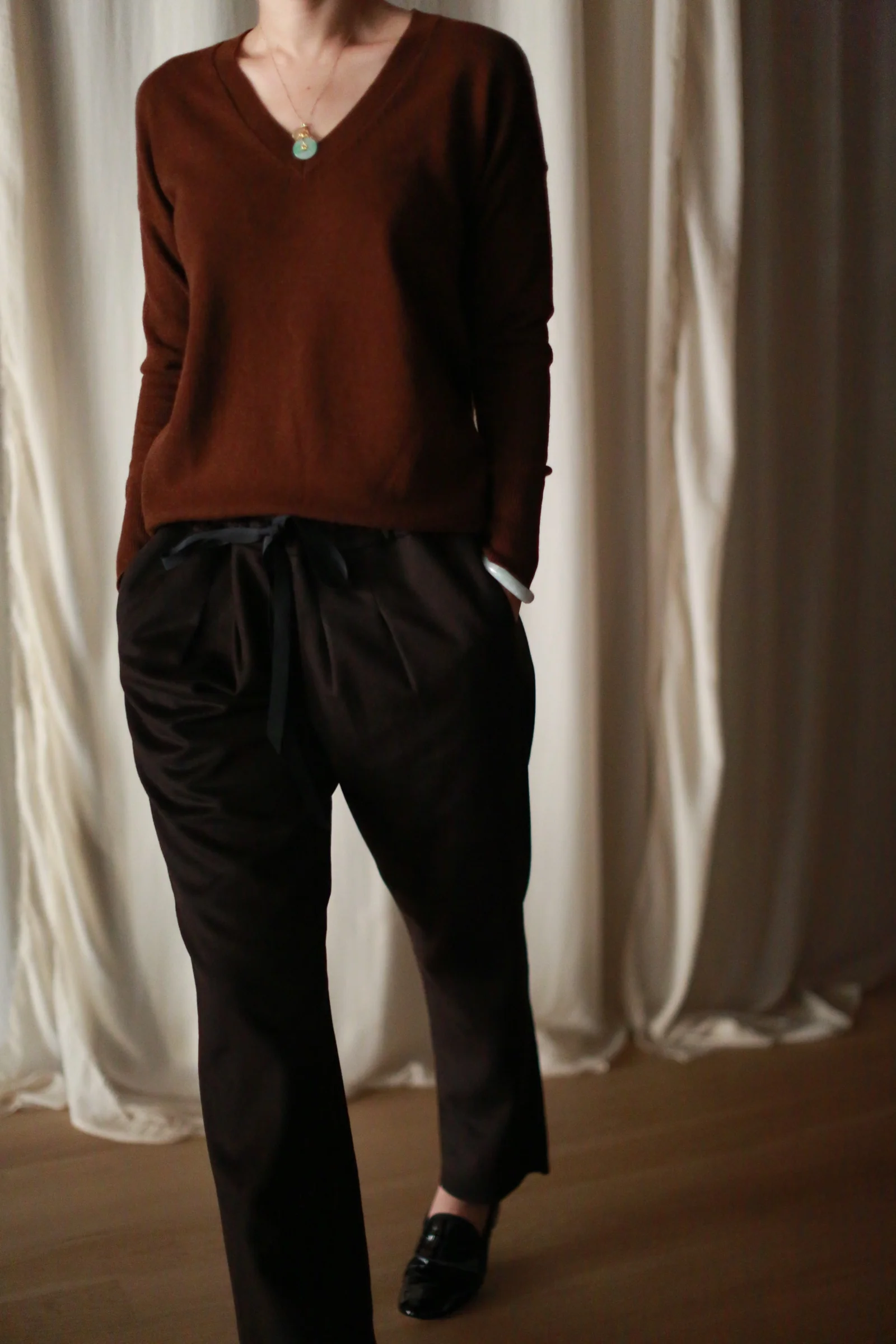 Cashmere Unisex Pants | Brown - Image 5