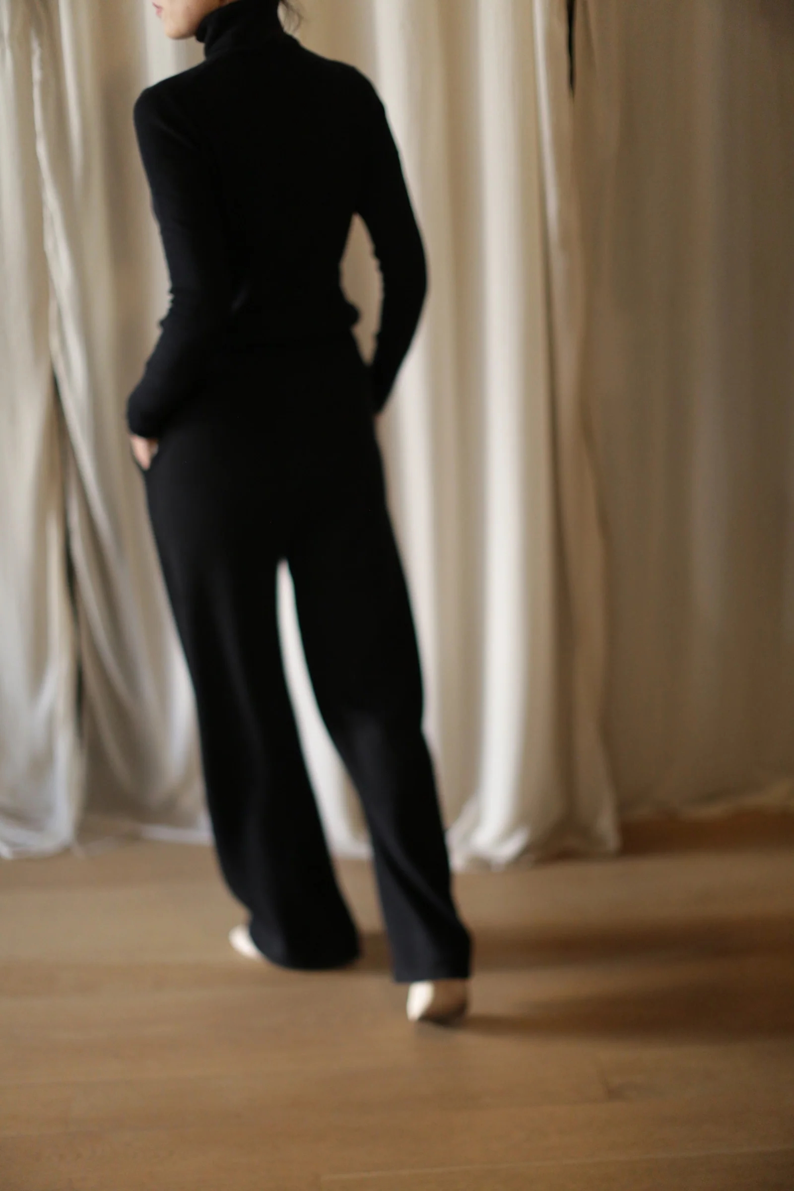 Cashmere Wide Leg Pant - Image 5
