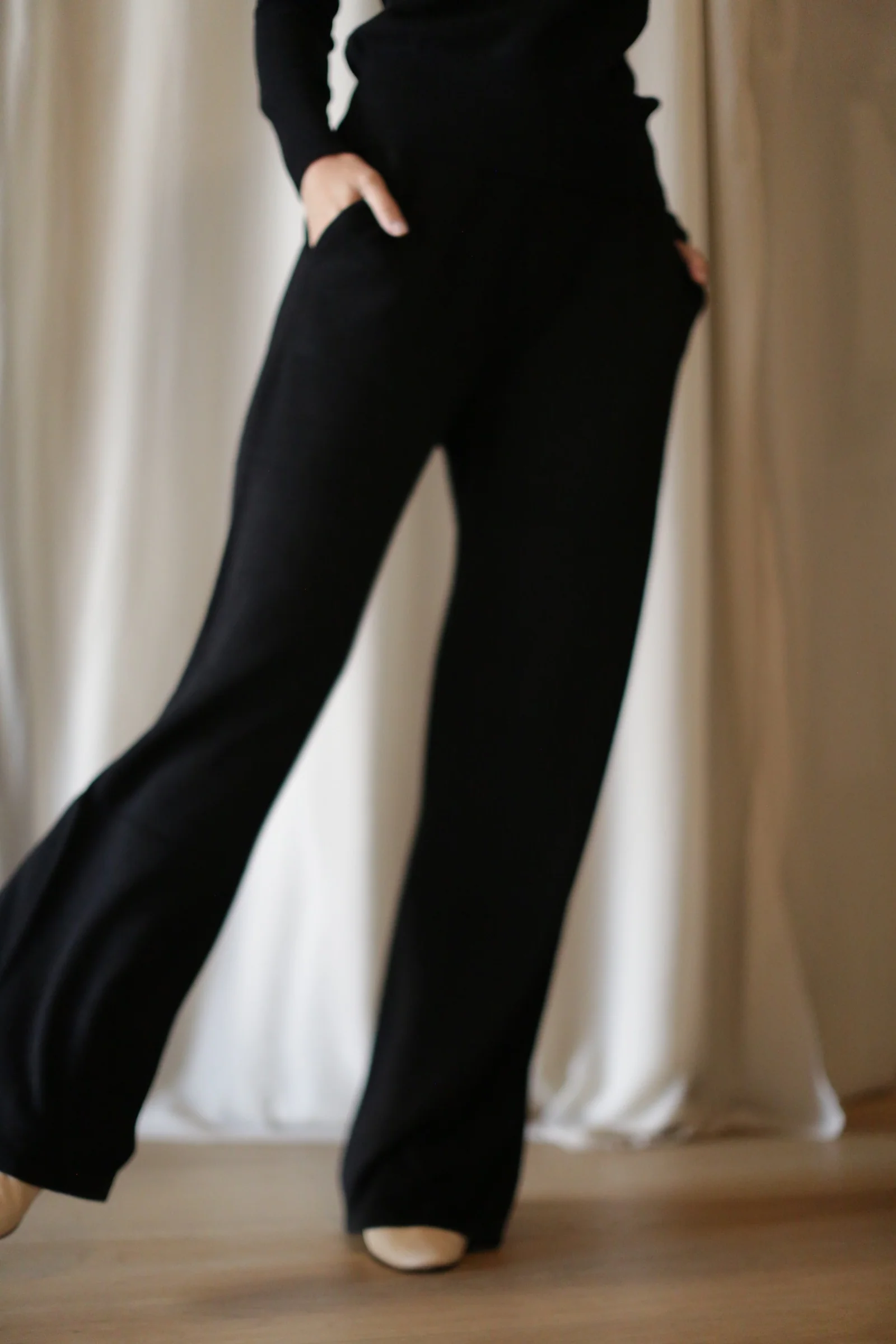 Cashmere Wide Leg Pant - Image 6