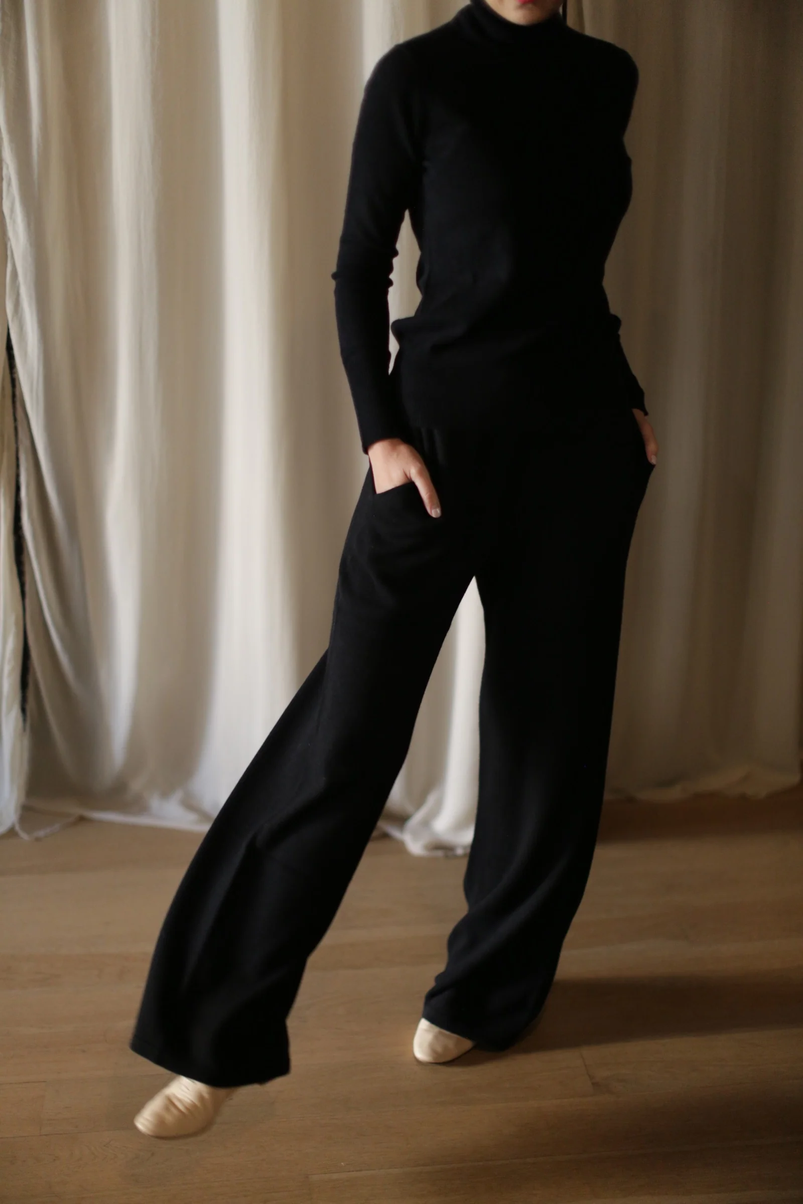Cashmere Wide Leg Pant - Image 7