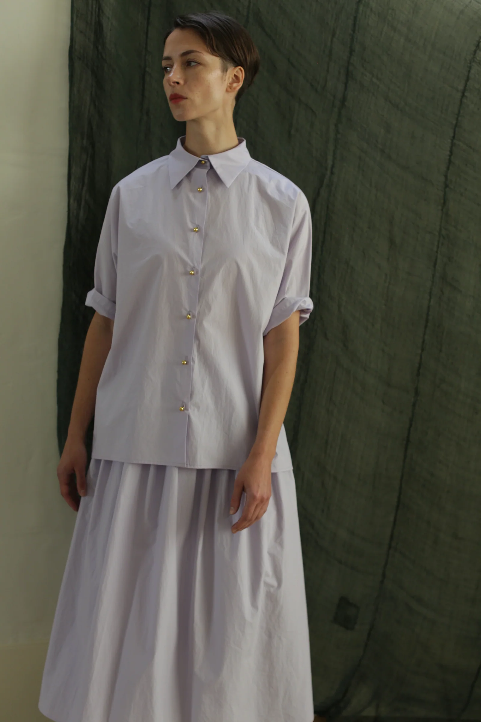 Typewriter Wrap Skirt | Amethyst - Image 3