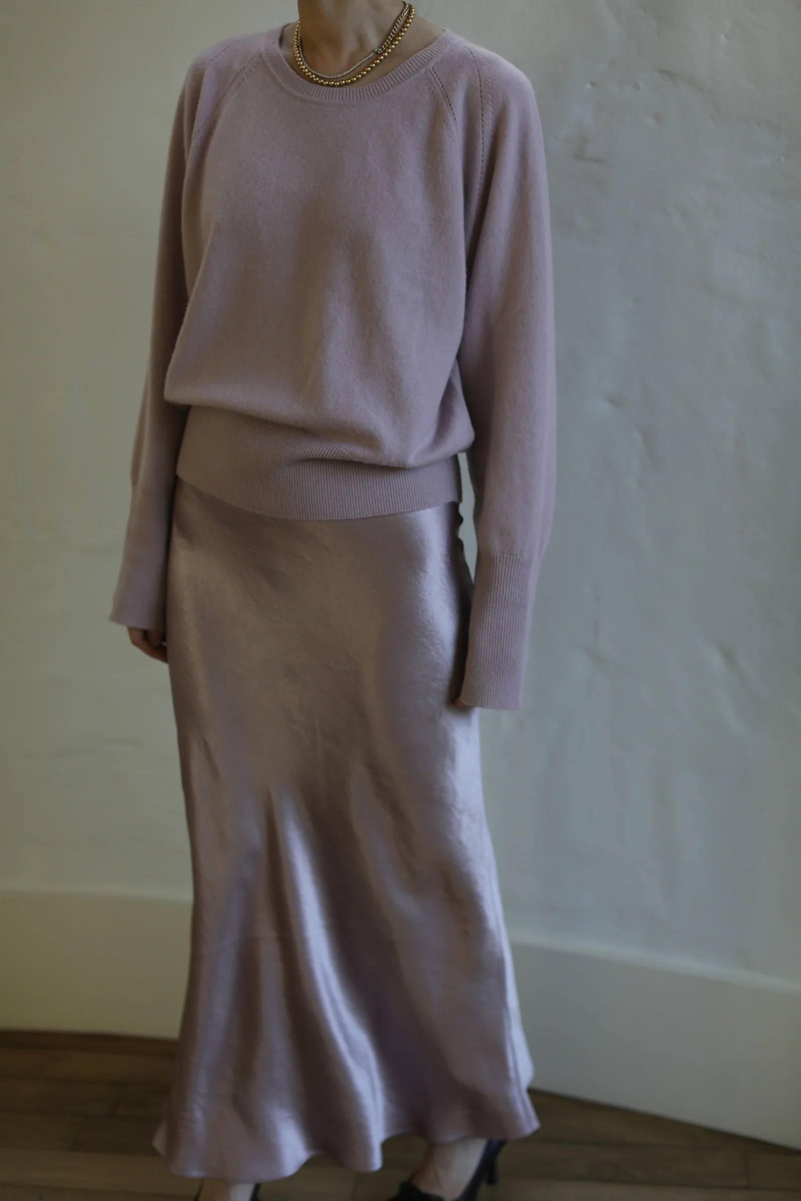 Liquid Slip Dress Long | Peony - Image 4