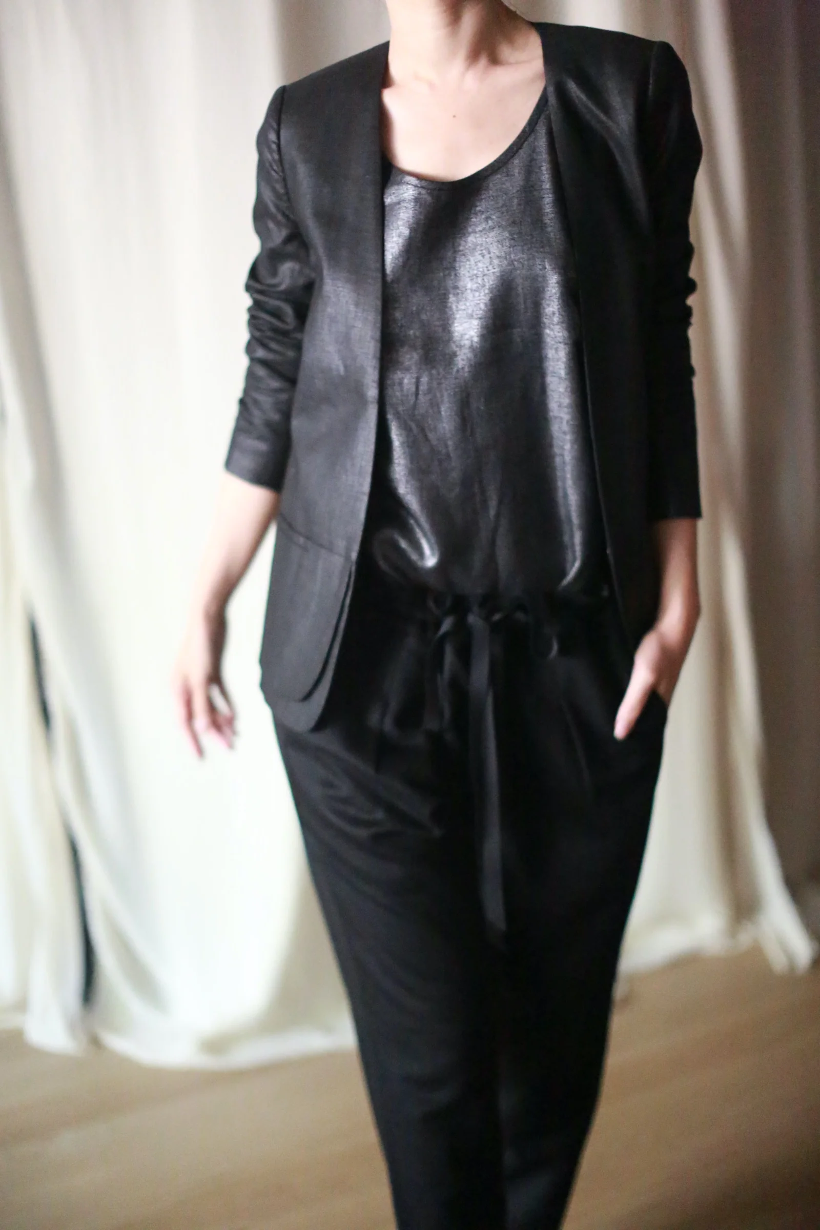 Smoke Linen Tank - Image 4
