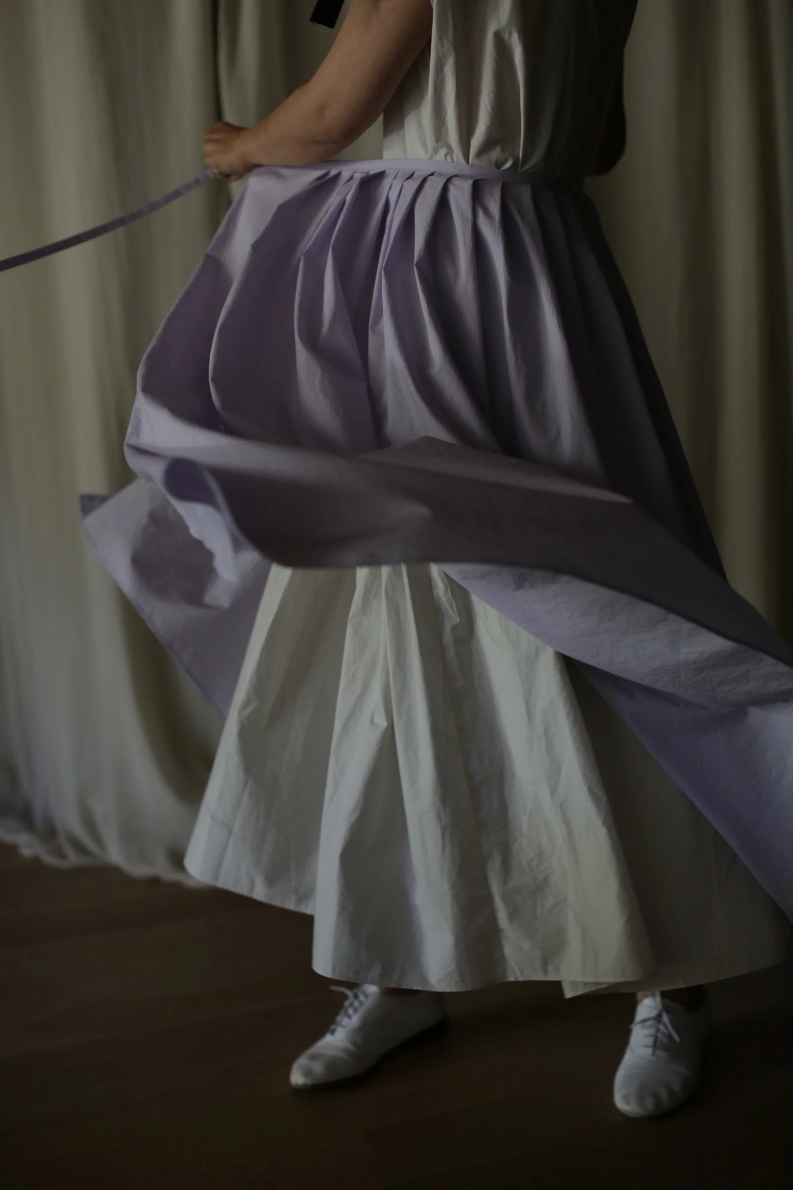 Typewriter Wrap Skirt | Amethyst - Image 4