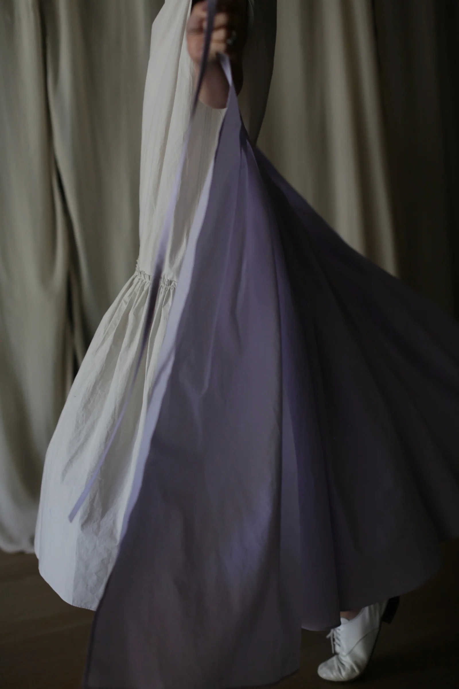 Typewriter Wrap Skirt | Amethyst - Image 5