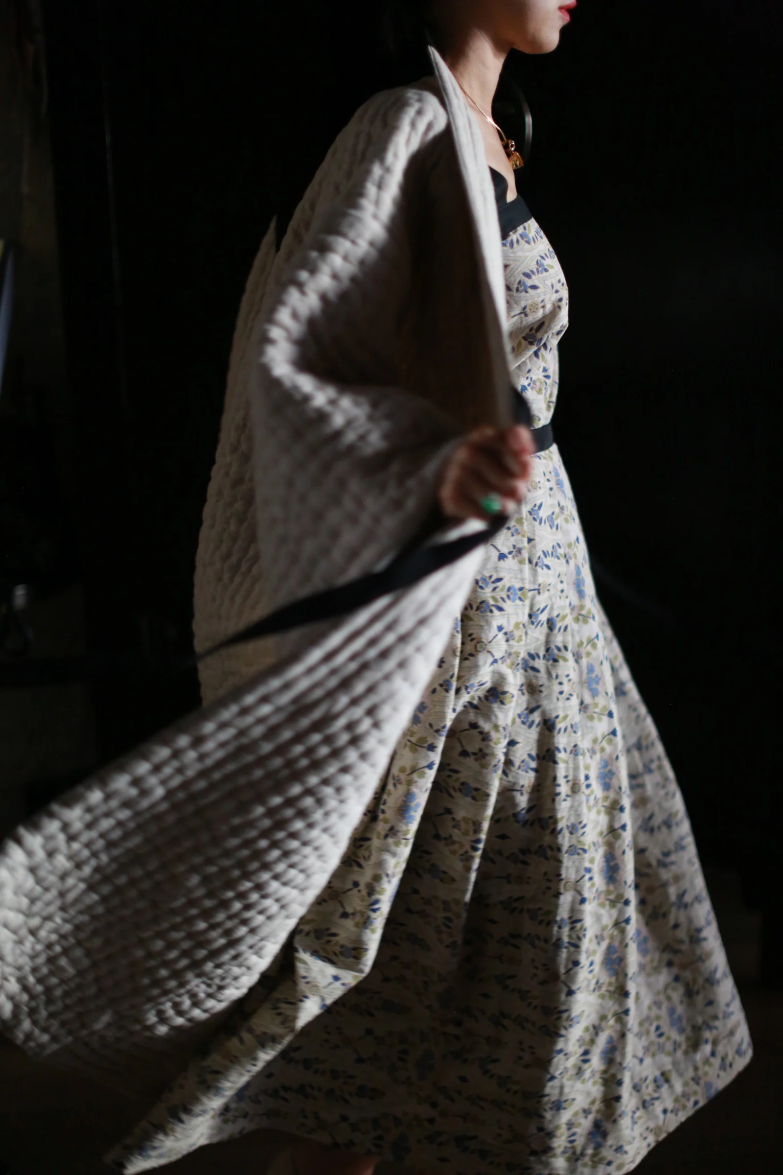 Vivada Quilted Kimono Coat - Image 3