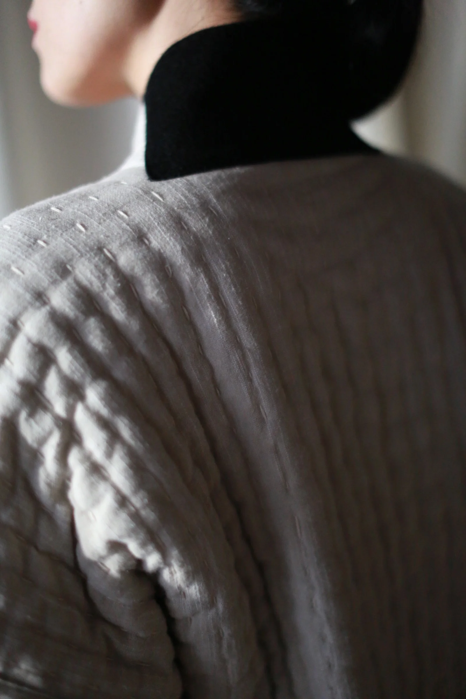 Vivada Quilted Kimono Coat - Image 6