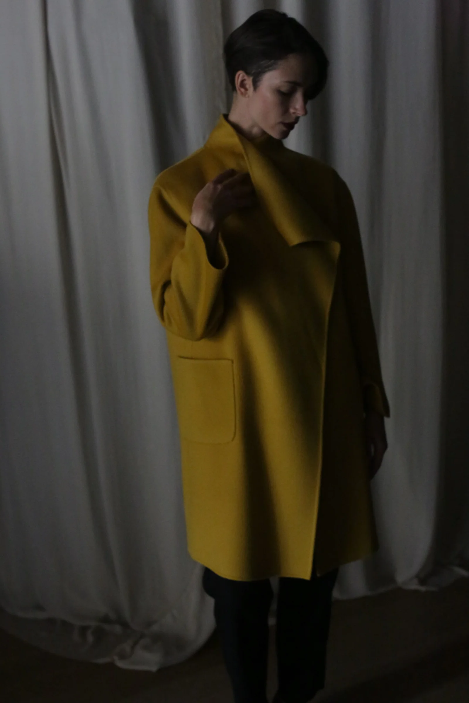 Winston Long Double-face | Saffron - Image 8